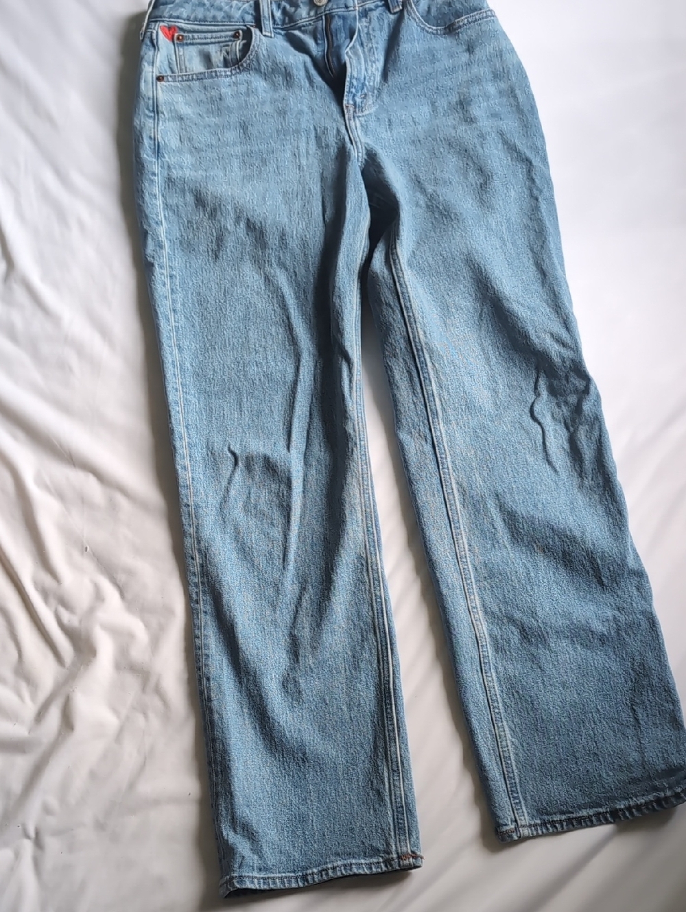 Abercrombie & Fitch Light Blue Straight Leg Jeans
